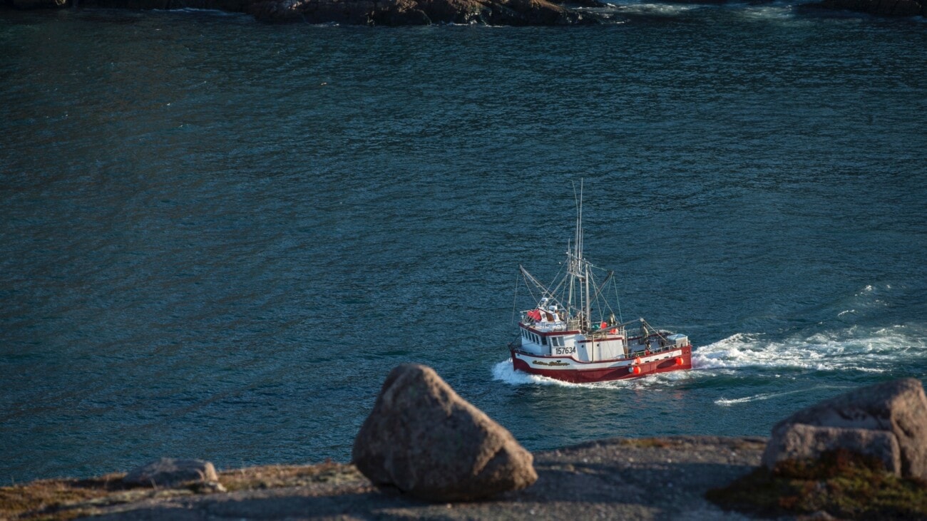 Fishing boat off the isle of skye