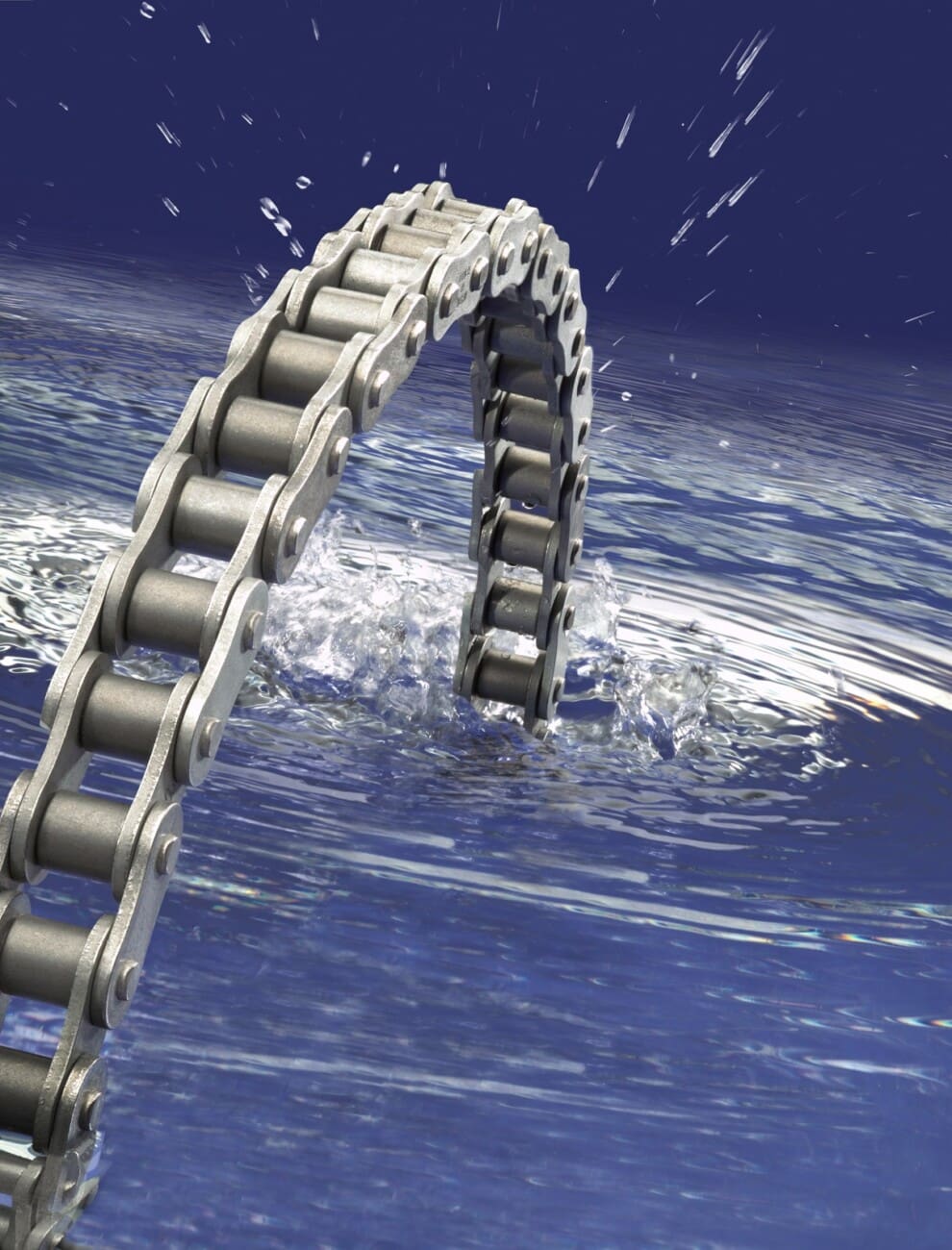 RENOLD Hydro-Service chain in water