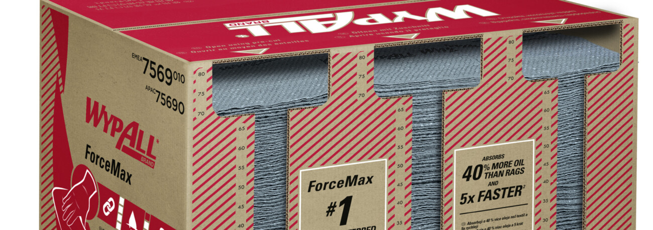 Box Of Wypall Forcemax Wipes