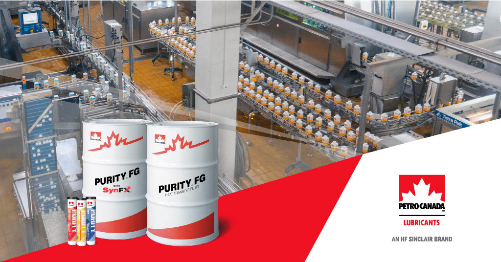 PetroCanada PURITY FG Foodgrade Lubricants Hayley Group